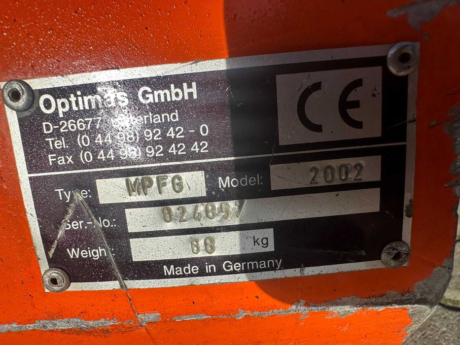 OPTIMAS zamularka do fugowania kostki brukowej zamiatarka PROBST brukarstwo