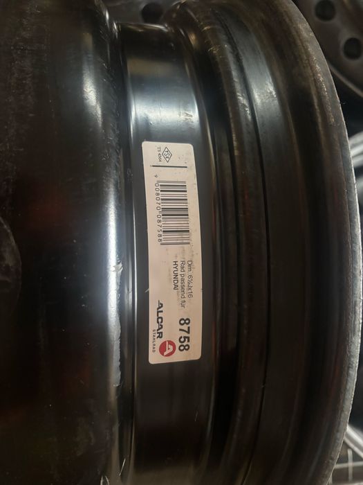 CK Komplet felg stalowych 16” 5x114,3 Hyundai Kia
