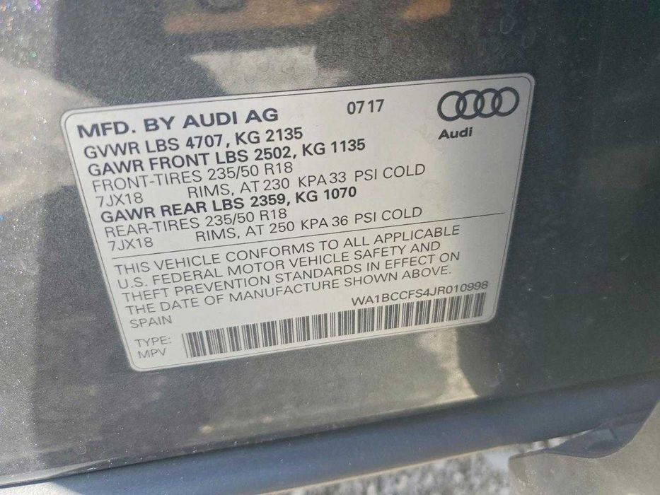 AUDI Q3 Premium Plus 2018