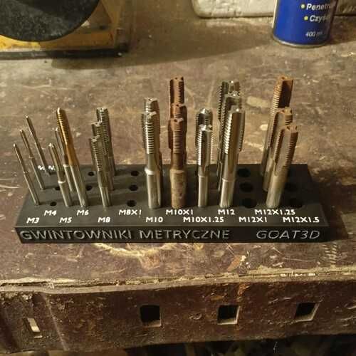 Organizer na gwintowniki "MINI"