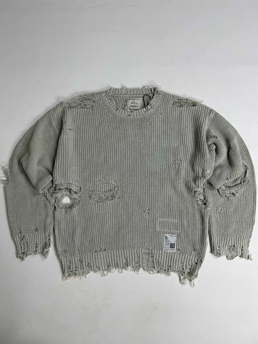 MAISON MIHARA YASUHIRO Distressed свитер свитшот Sweater светр кофта S