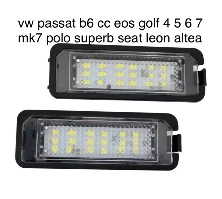 Luz matricula Seat - Golf - VW - Polo - canbus