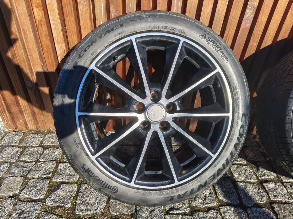 Jantes 19 5×114.3 Ford Mustang Nissan pneus 255/40R19
Possível envio