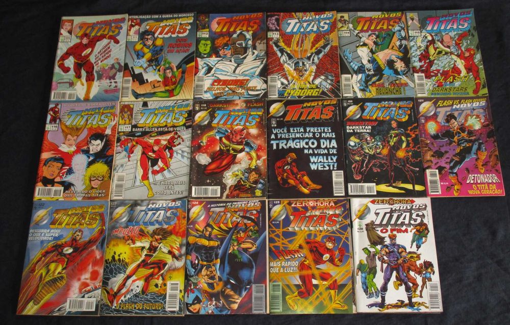 Livros BD Os Novos Titãs Abril DC Comics