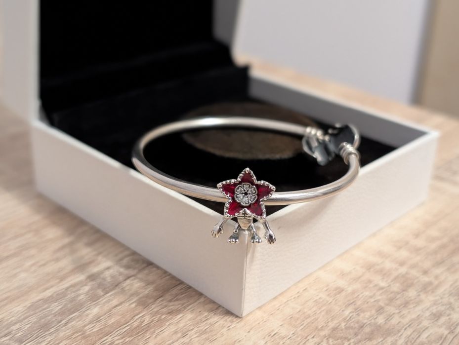 Charms zawieszka Ruchomy Demogorgon Stranger Things Nowość srebro