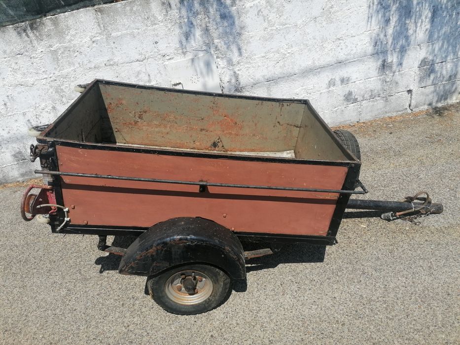 Atrelado carga carro tractor moto 4