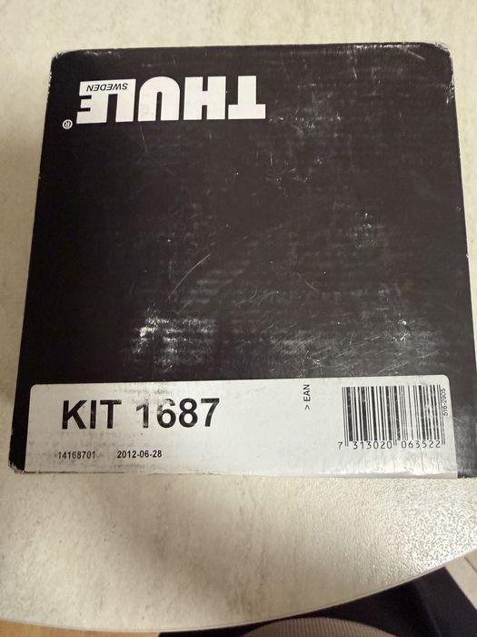 Thule Rapid System 754 wraz z zestawem dopasowującym (Kit 1687)