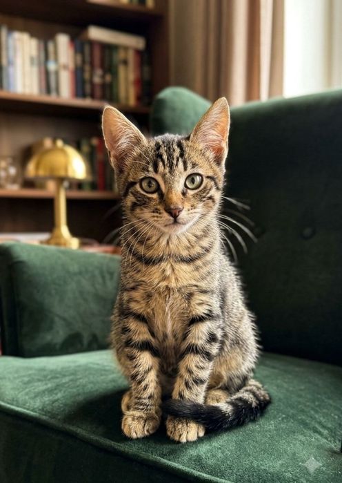Полосатый котёнок мальчик ищет дом! Котята в хорошие руки!