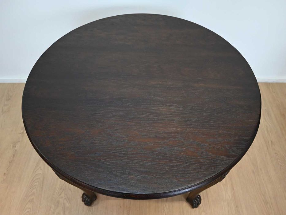 okrągły stolik na lwich łapach 020301