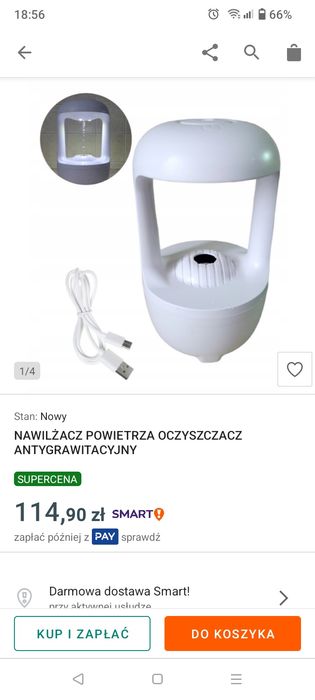 Nawilżacz antygrawitacyjny idealny w zimę zwlacza suche powietrze
