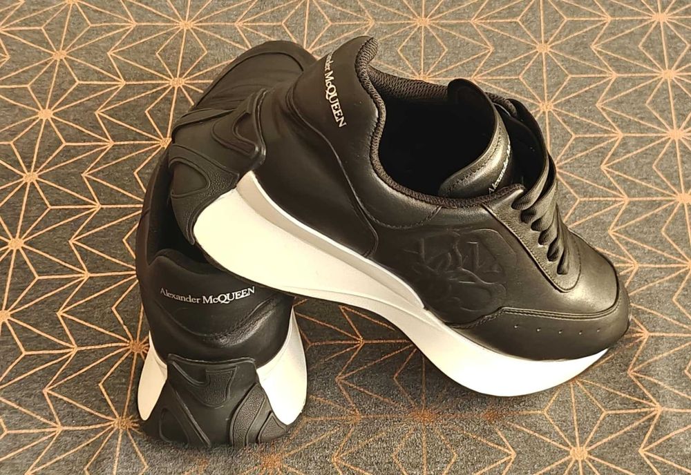 Buty Sneakersy Alexander Mcqueen Sprint Runner 42 Skórzane Dsquared