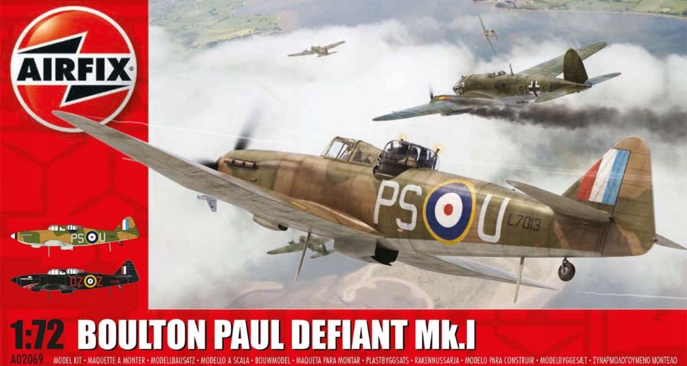 Airfix A02069 Samolot Boulton Paul Defiant Mk.I model