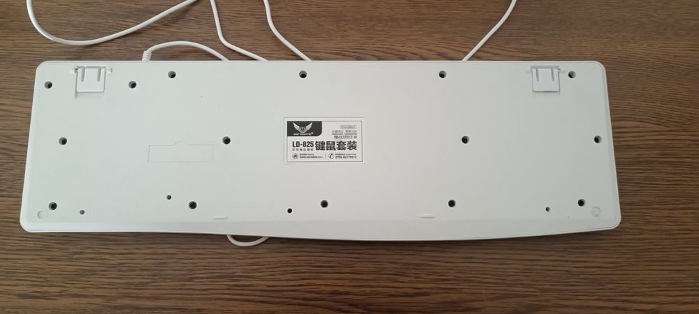 Klawiatura przewodowa USB pełnowymiarowa (RU/UA)