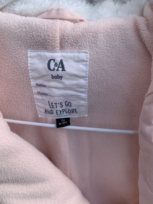 дитячий демісезонний для дівчинки  комбінезон бренд C&A 74 см