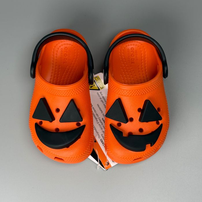 Сабо Сrocs Jack o lantern lights c8 24-25  клоги з мигалками