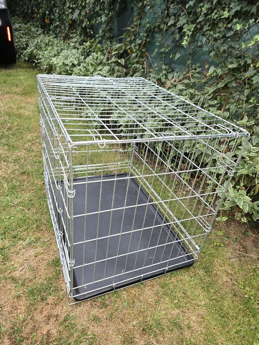 Solidna klatka kennelowa dla psa 77x55x61 cm – Stan jak nowa!