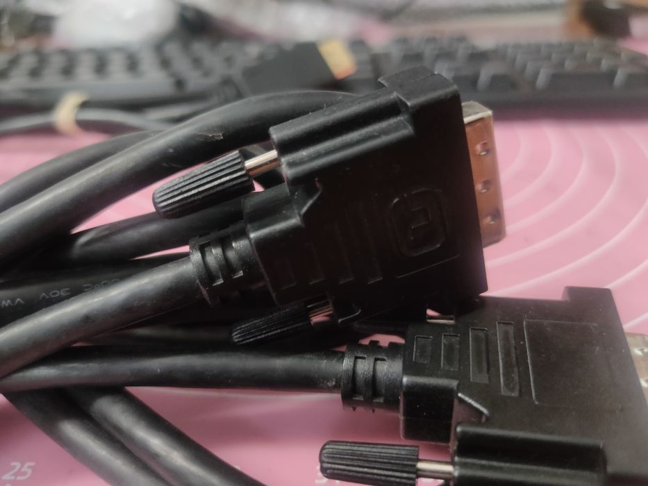 Кабель мультимедійний DVI-D(Dual Link) 3 м та DisplayPort - DVI  1 м