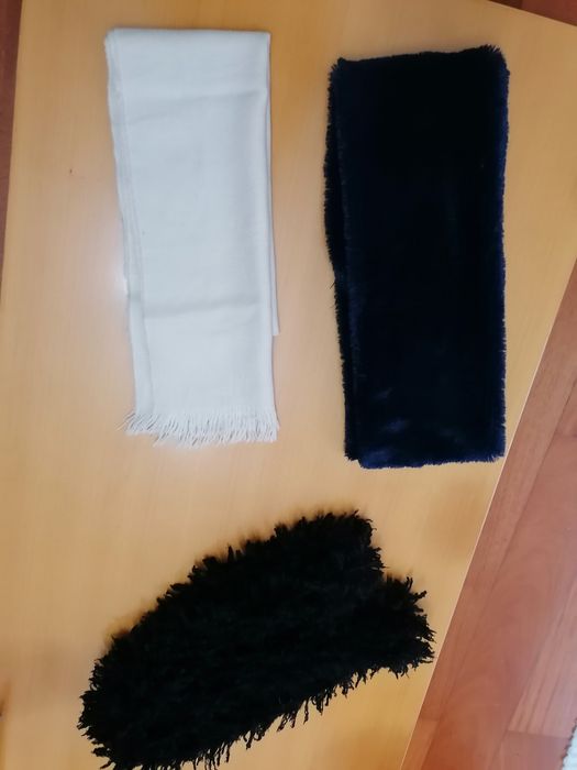 Cachecóis quentinhos / lenços para mulher, desde