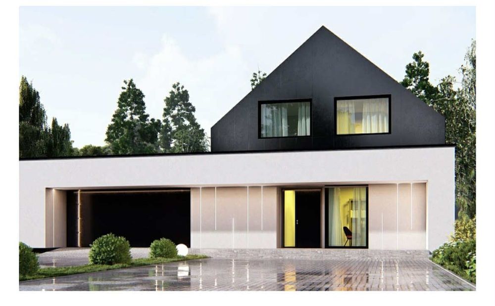 Działka z domem w budowie Prężyce 1600 m2