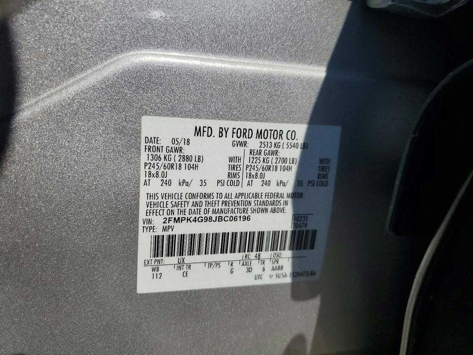 2018 FORD Edge SE