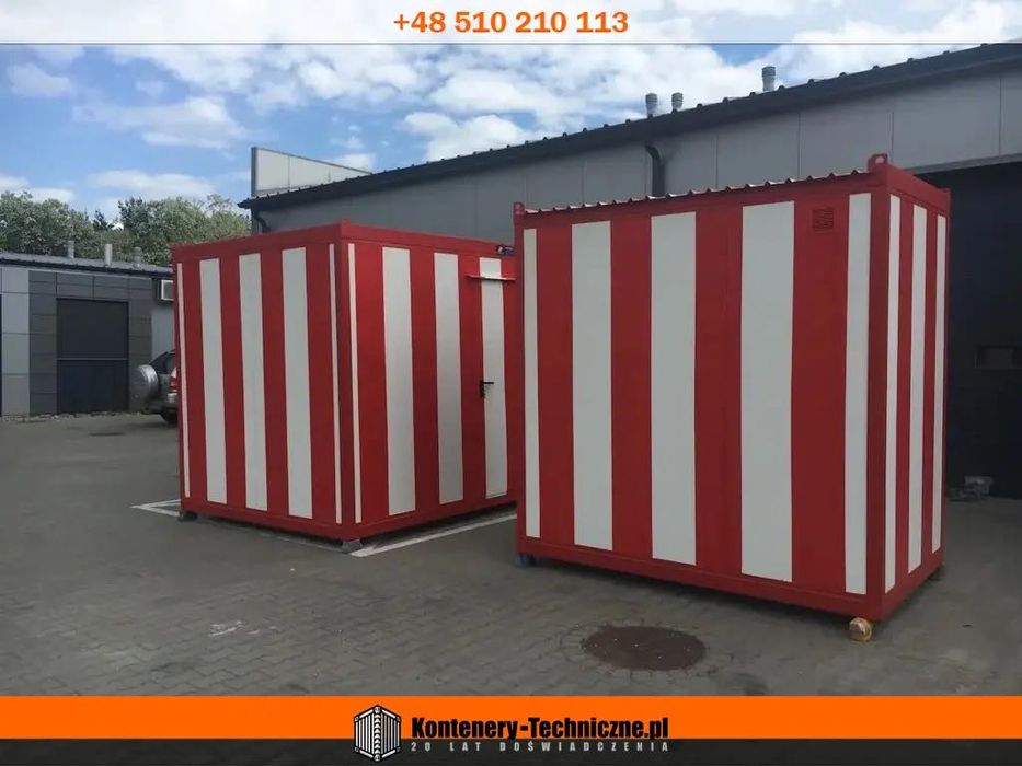 Kontener techniczny 2450x5000 pod magazyn energii | stalowy | producent