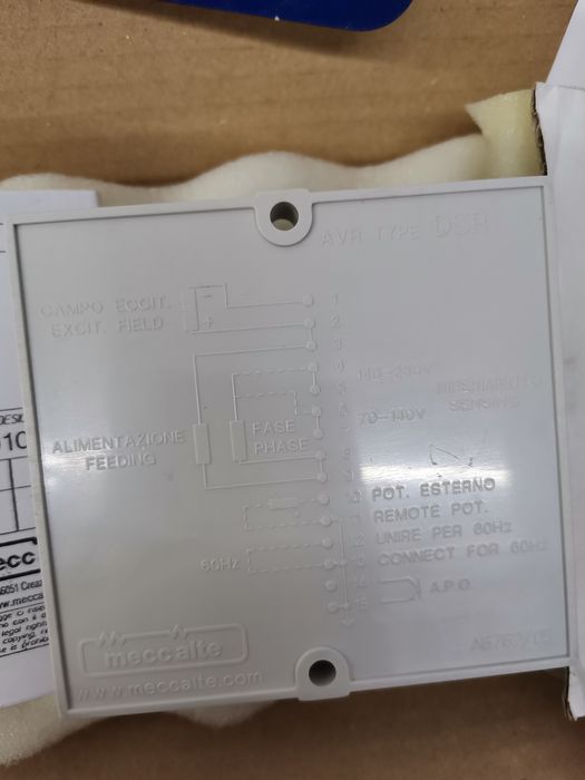 Regulador DSR meccalte, para alternador gerador