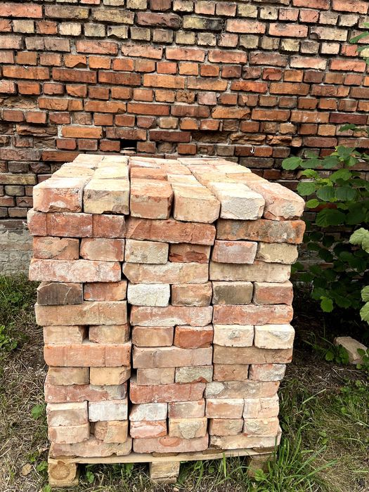 Stara CEGŁA NA SZTUKI- z rozbiórki, używana! 25x 12,5x6,5-7cm