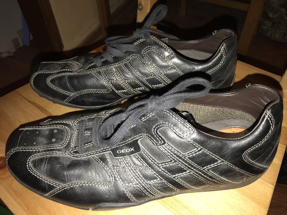 Geox cabedal sola respirável