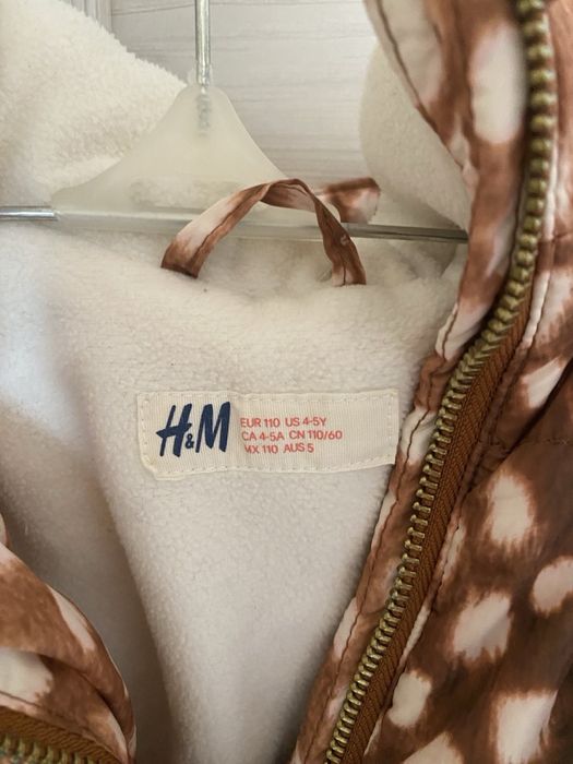 Дитяча куртка H&M Disney Bambi 110, весняна демісезонна