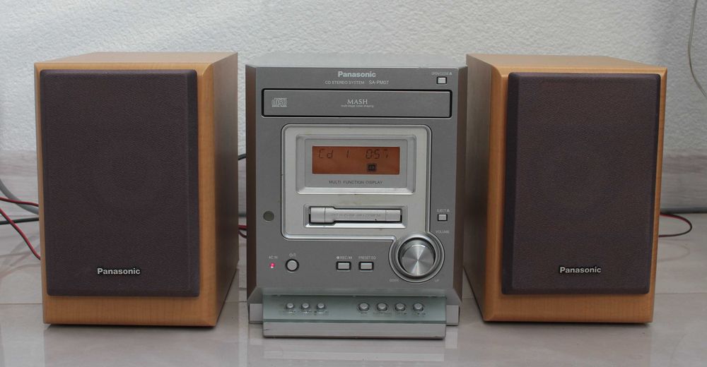 Музыкальний центр Panasonic SA PM07  Wood Cabinet