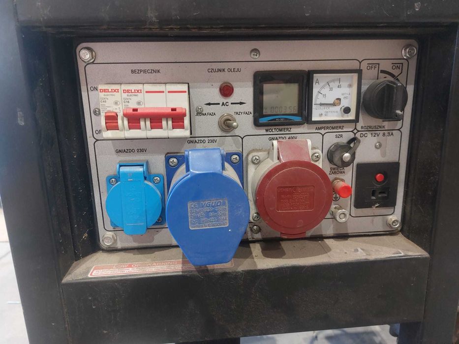 Agregat prądotwórczy Proton 10000 360 13.75 kVA / 11 kW FV23%