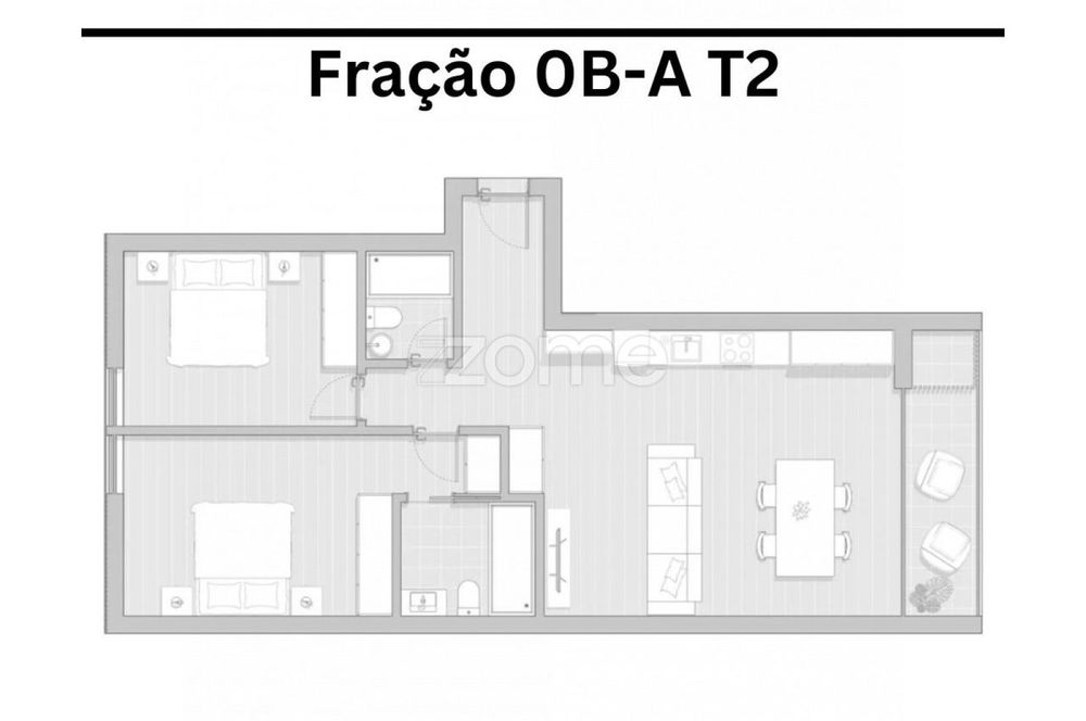 Apartamento T2 Luxuoso em construção na Praia da Vagueira