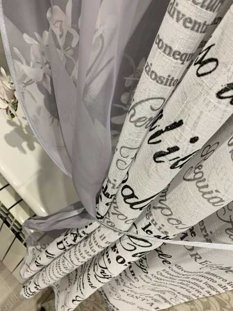 коротка тюль штори арка на кухонне віконце готові комплекти