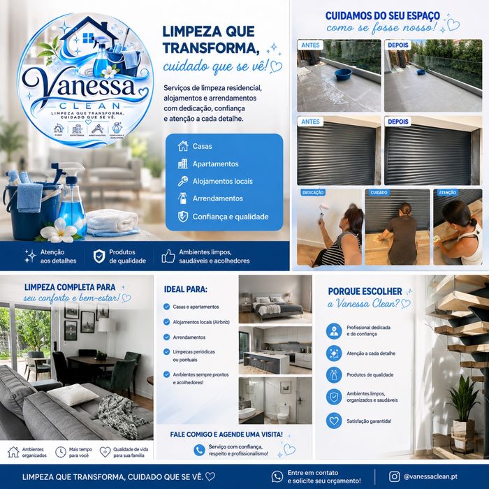 Servicos de limpezas  Residencial e Comercial Santa Iria de Azoia e São João da Talha