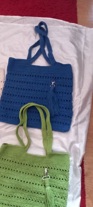 Sacos e bolsas crochê