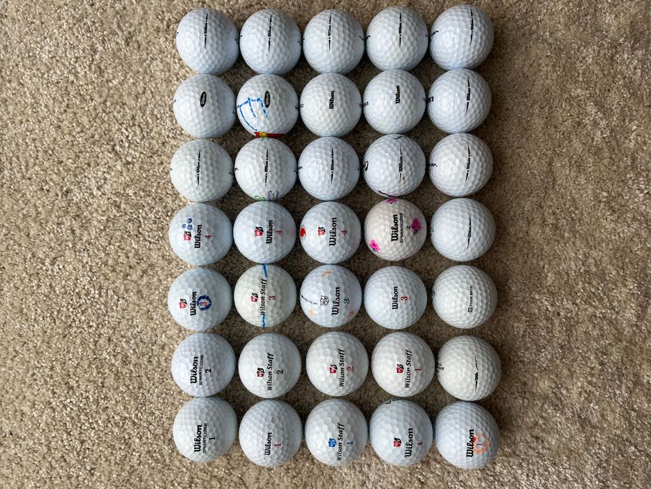 piłki golfowe WILSON różne 35 szt.