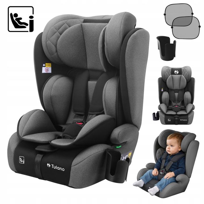 Fotelik samochodowy 9-36kg i-Size R129 regulacja 76-150cm