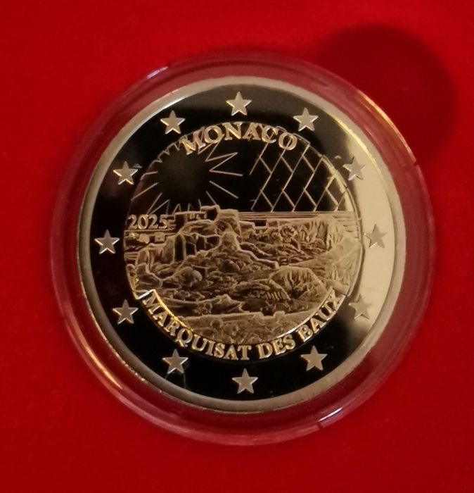 Moedas de 2 euros proof Mónaco