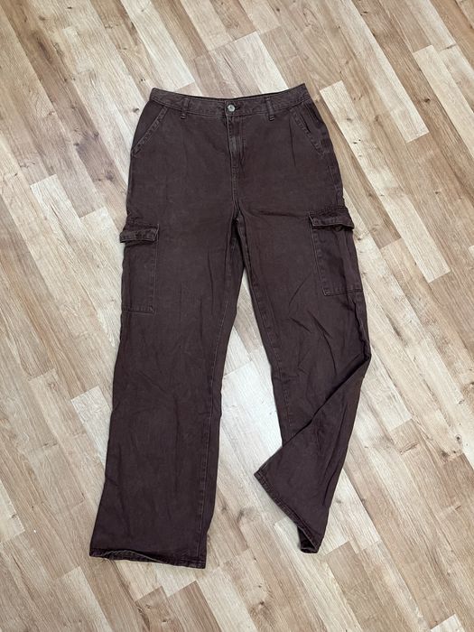 Spodnie szerokie cargo damskie M/L