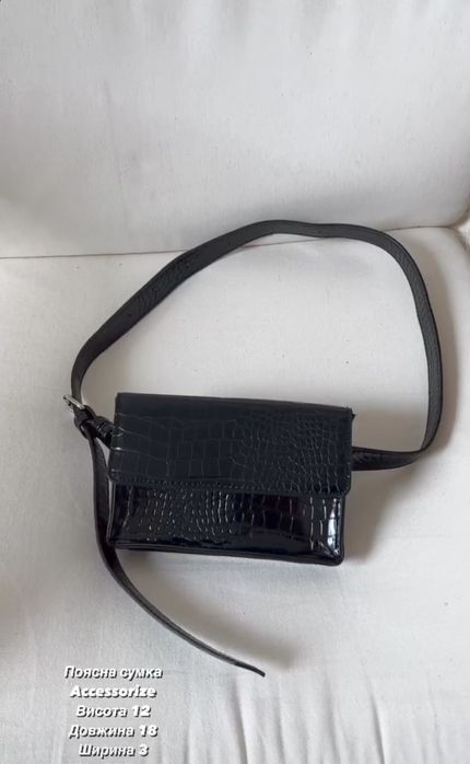 Поясна сумка accessories чорна