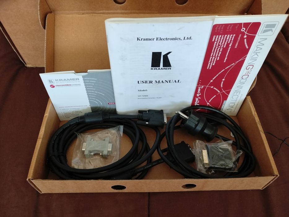 KRAMER VP-725DS upscaler/downscaler e switcher de video profissional