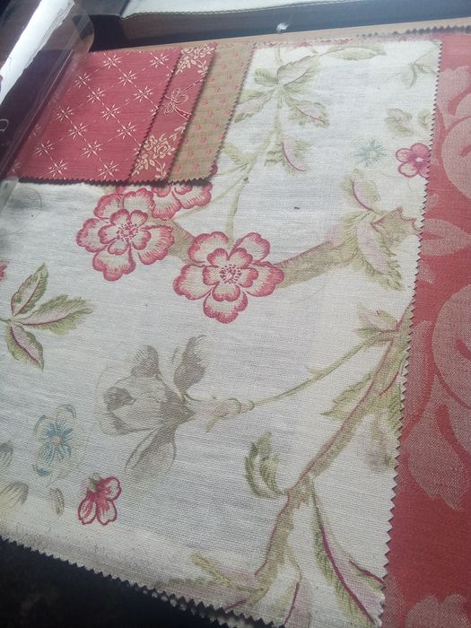 Catálogo de amostras tecidos Linwood Marlborough!