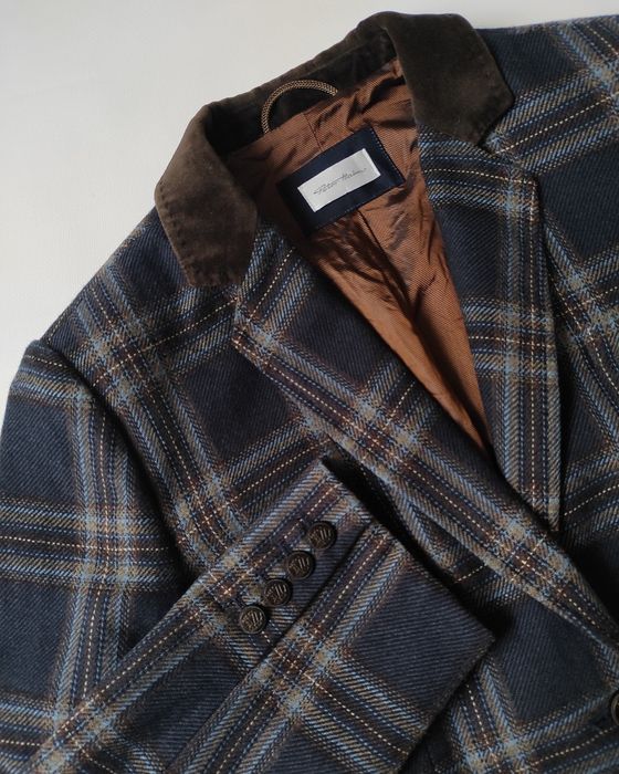 Вовняний піджак в клітинку Peter Hahn/жакет