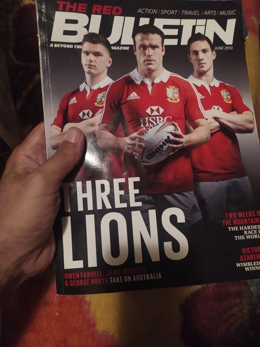 The red bulletin revista inglesa desportos - oferta dos portes de envio