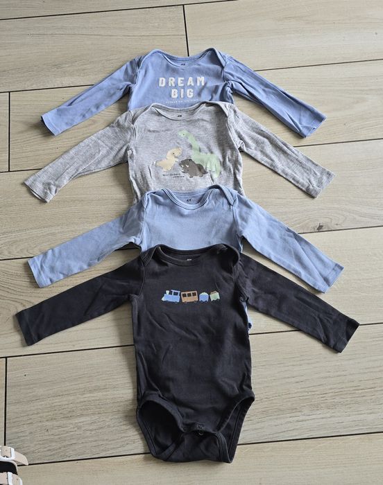 Body H&M długi rękaw jak nowe r. 80