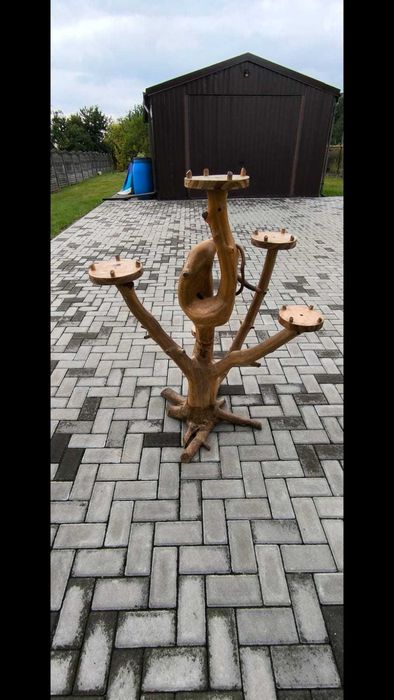Kwietnik drewniany