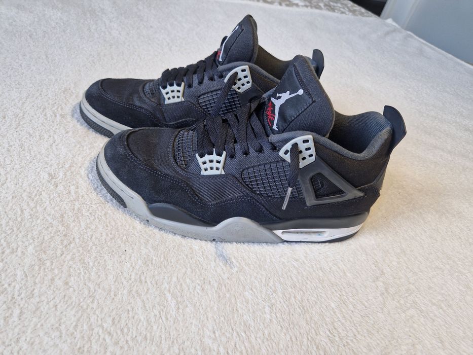 Air Jordan 4 Black Canvas