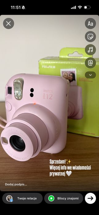 Aparat FUJIFILM Instax Mini 12