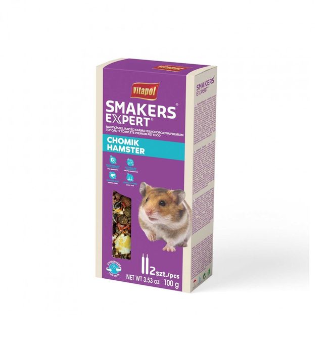 Smakers Expert dla chomika karma - 2 sztuki w opakowaniu