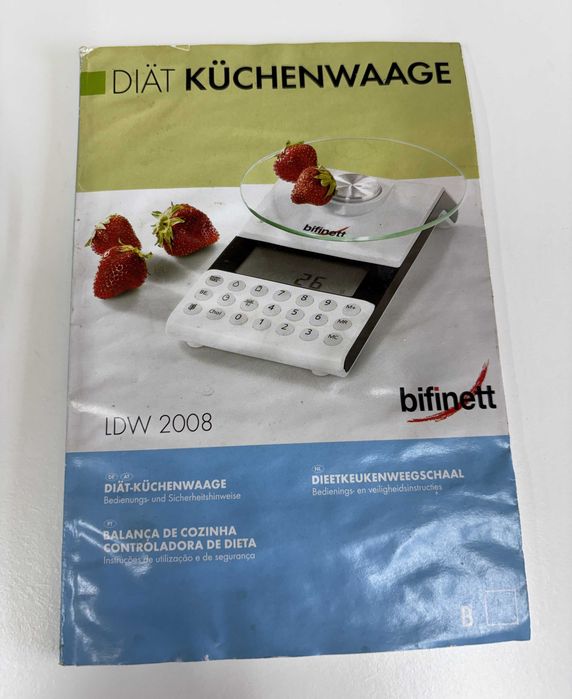 Balança de Cozinha Digital Bifinett LDW 2008 com Calculadora Nutricional